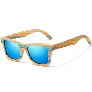 Custom wood hand crafted and hand dyed sunglasses